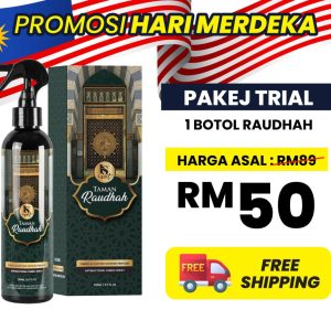PAKEJ TRIAL MERDEKA - RAUDHAH SPRAY 1 BOTOL